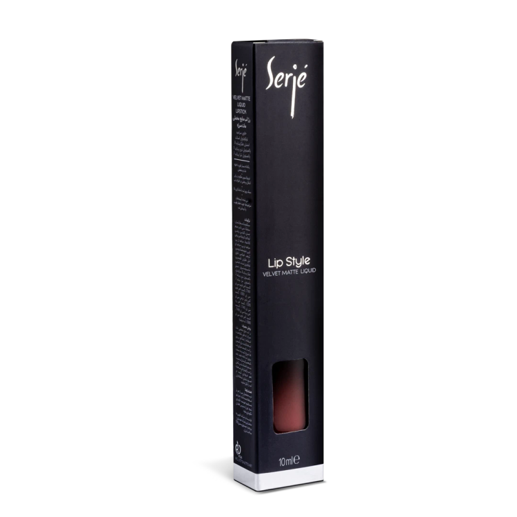 رژ لب مایع مخملی مات سرژه کد 105 (Mauve Red)