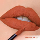 رژ لب مایع مخملی مات سرژه کد 103 (Pink Nude)